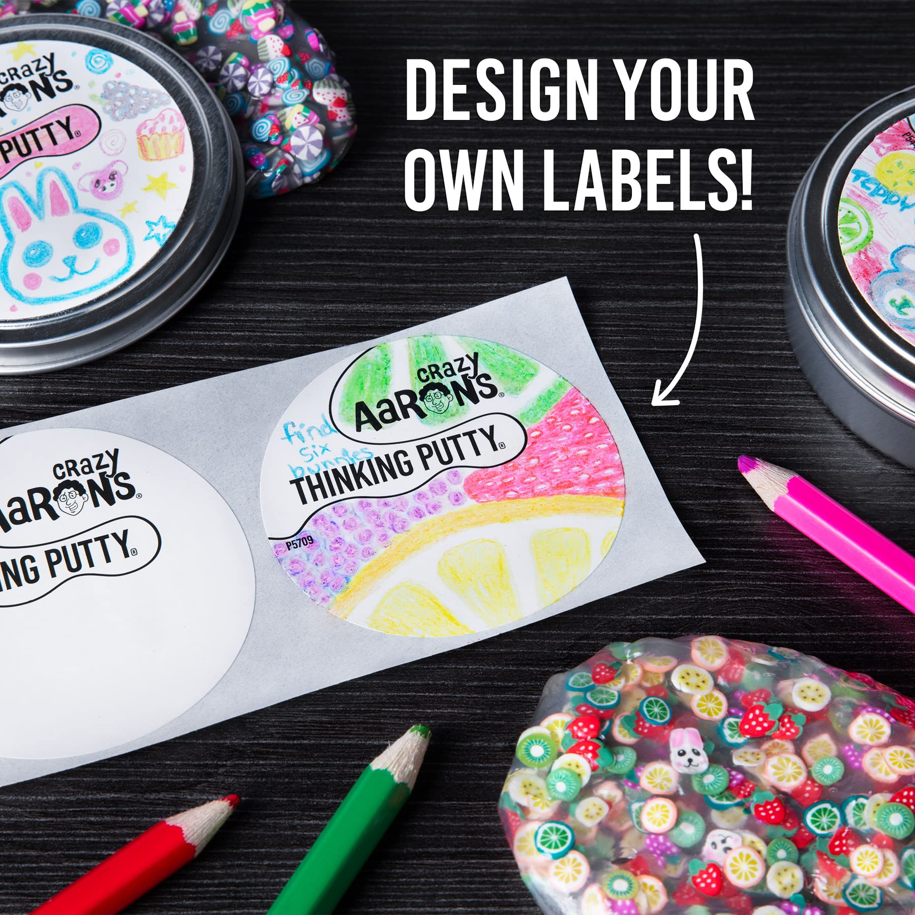 Kit de Estudio de Diseño Crazy Aaron's Thinking Putty Hide - Imagen 4