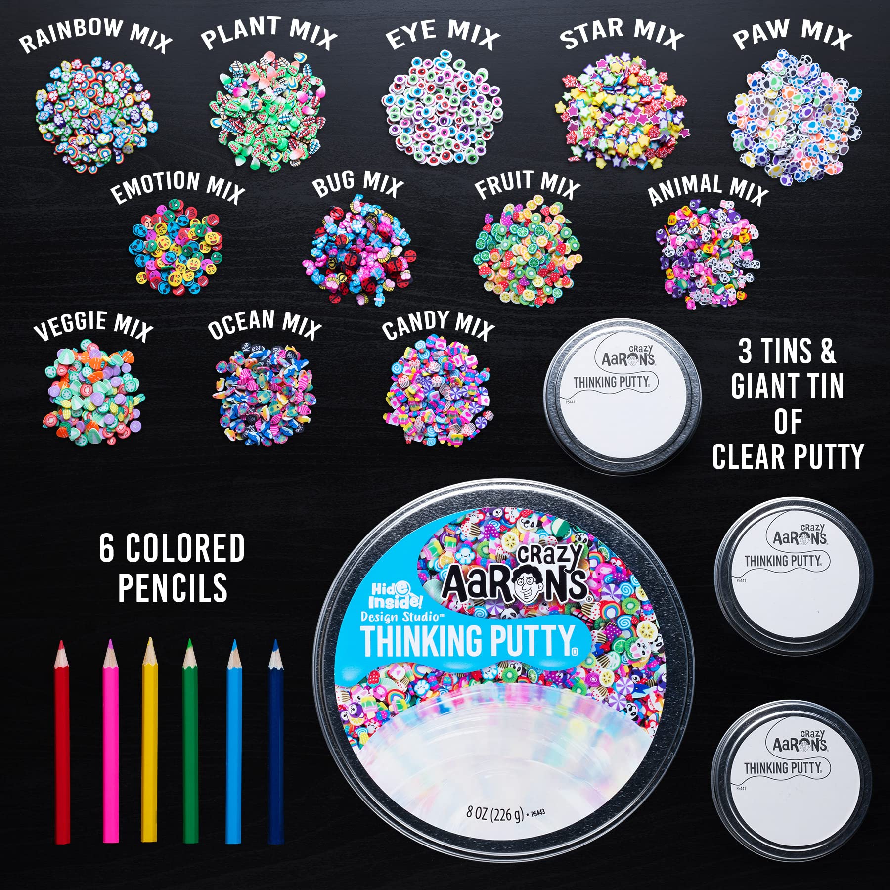 Kit de Estudio de Diseño Crazy Aaron's Thinking Putty Hide - Imagen 5