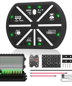 Panel de interruptores de 8 vías Joinfworld con control