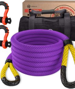 Cuerdas de Recuperación Cinética MiolleGear -Morado/Amarillo