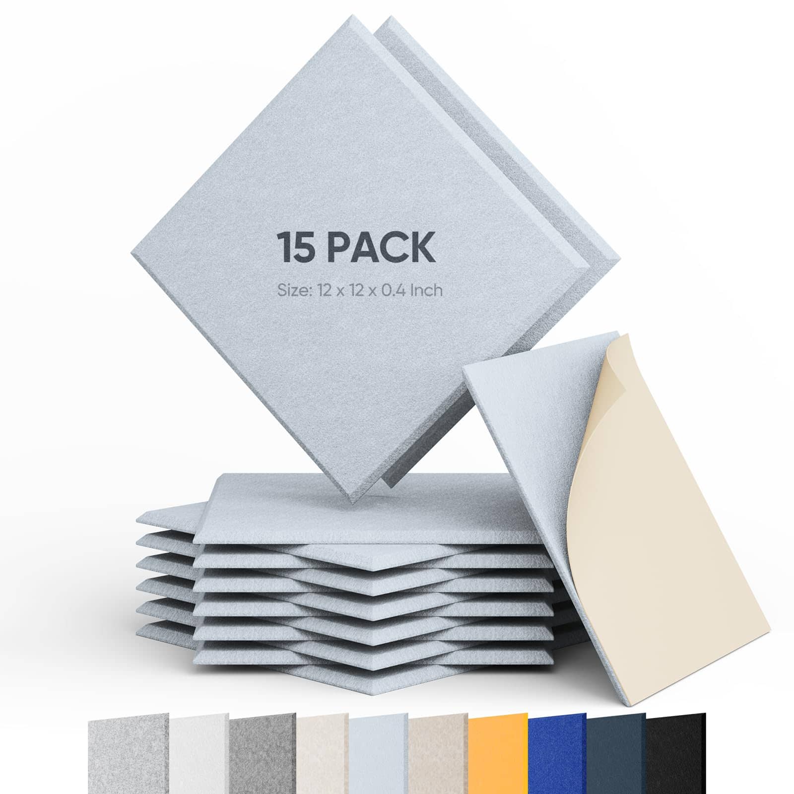 Paquete de 15 Paneles Acústicos Berlai - Premium)