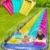 JAMBO 20Ft XL Premium 3 Lane Slip Splash and Slide con 3