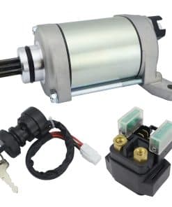 Motor de arranque STABSOLI y relé de solenoide y -Silver