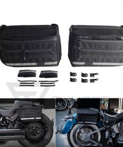 Bolsas de Sillín Universales FVMOTO para Harley Softail