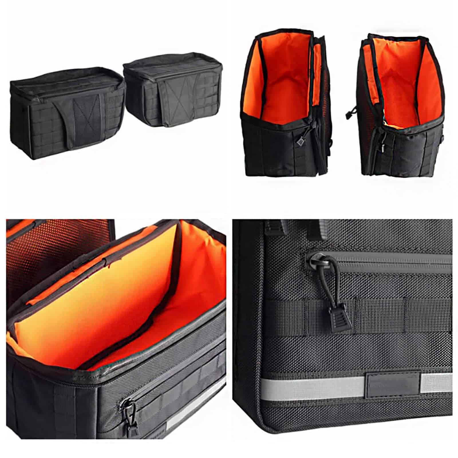 Bolsas de Sillín Universales FVMOTO para Harley Softail - Imagen 4