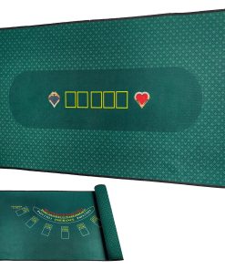 Tapete de póker Texas Holdem de 36x72 pulgadas y tapete de