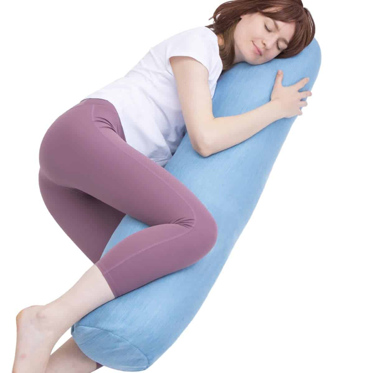 1 Cojín del Cuerpo MEDIO, Almohada de Cilindro Largo con