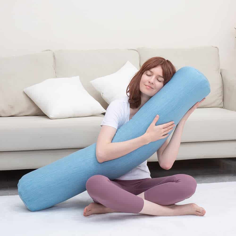 1 Cojín del Cuerpo MEDIO, Almohada de Cilindro Largo con - Imagen 6