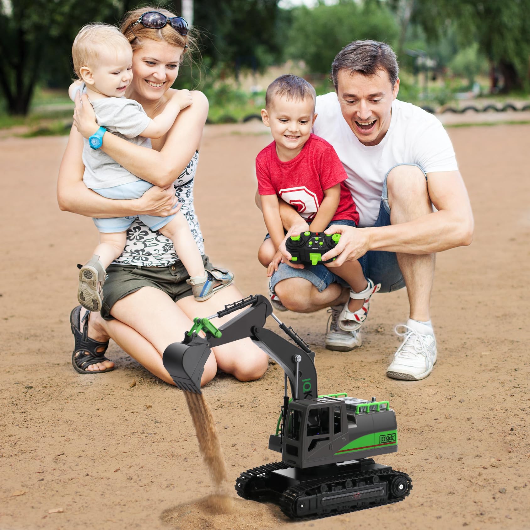 Excavadora de Control Remoto IQKidz para Niños de 4 a 7 - Imagen 8