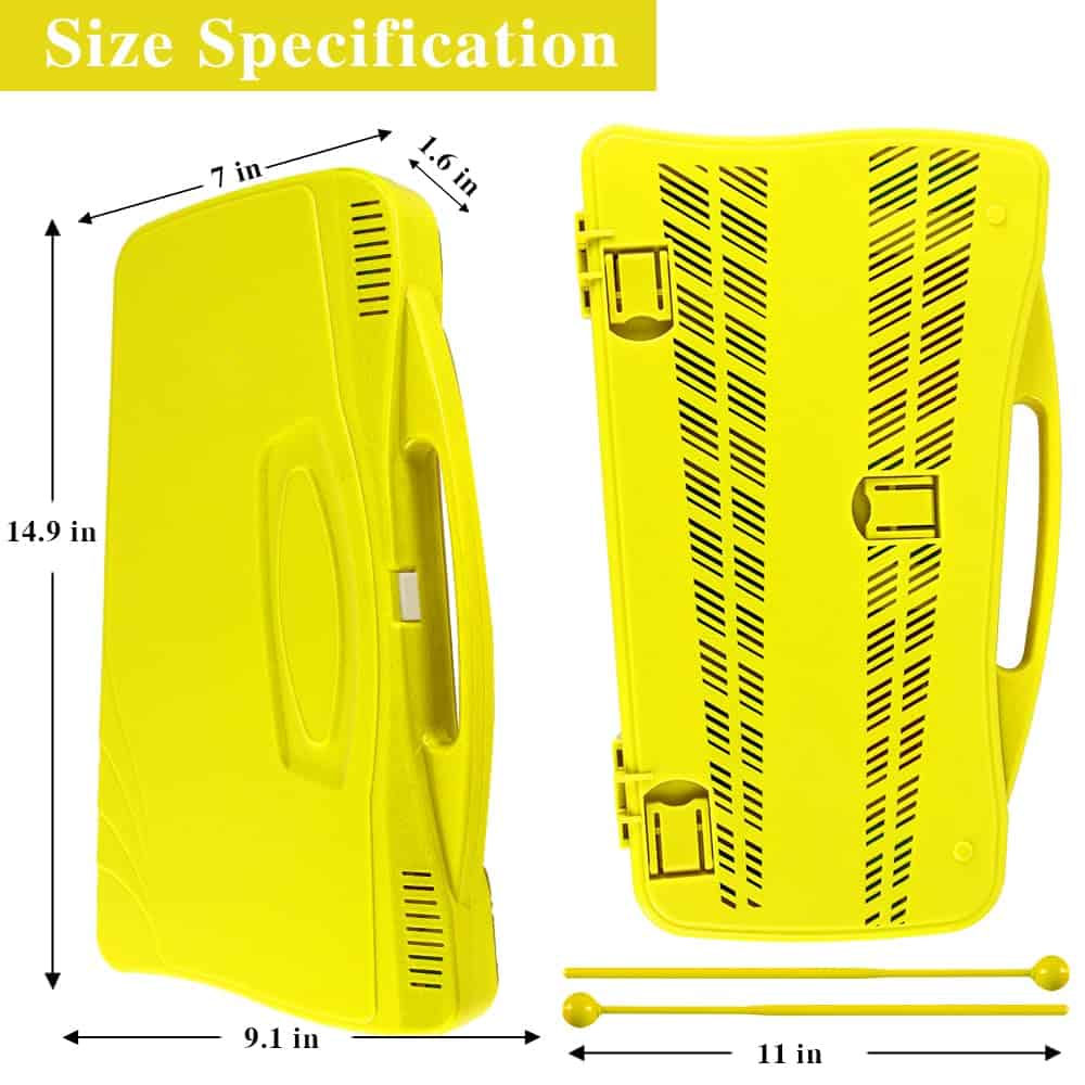 Xilófono Eavnbaek de 25 Notas, Glockenspiel Xilófono para - Imagen 5