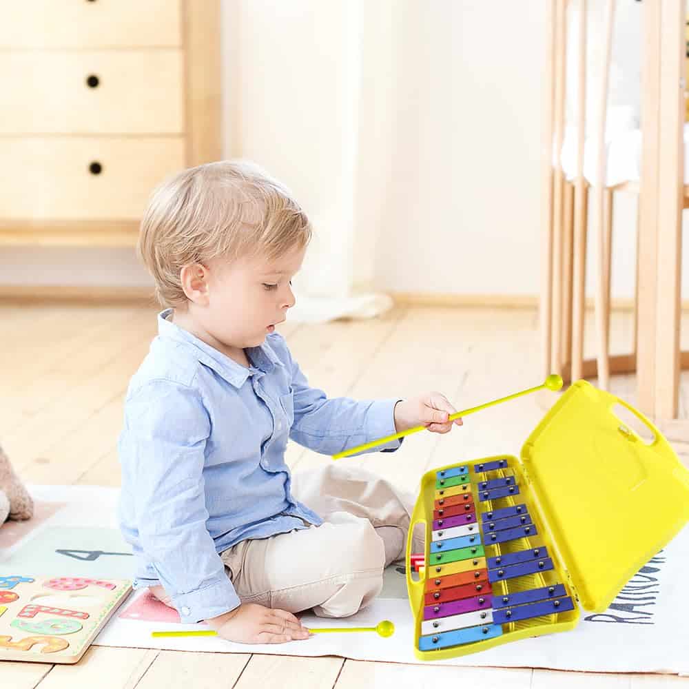 Xilófono Eavnbaek de 25 Notas, Glockenspiel Xilófono para - Imagen 6