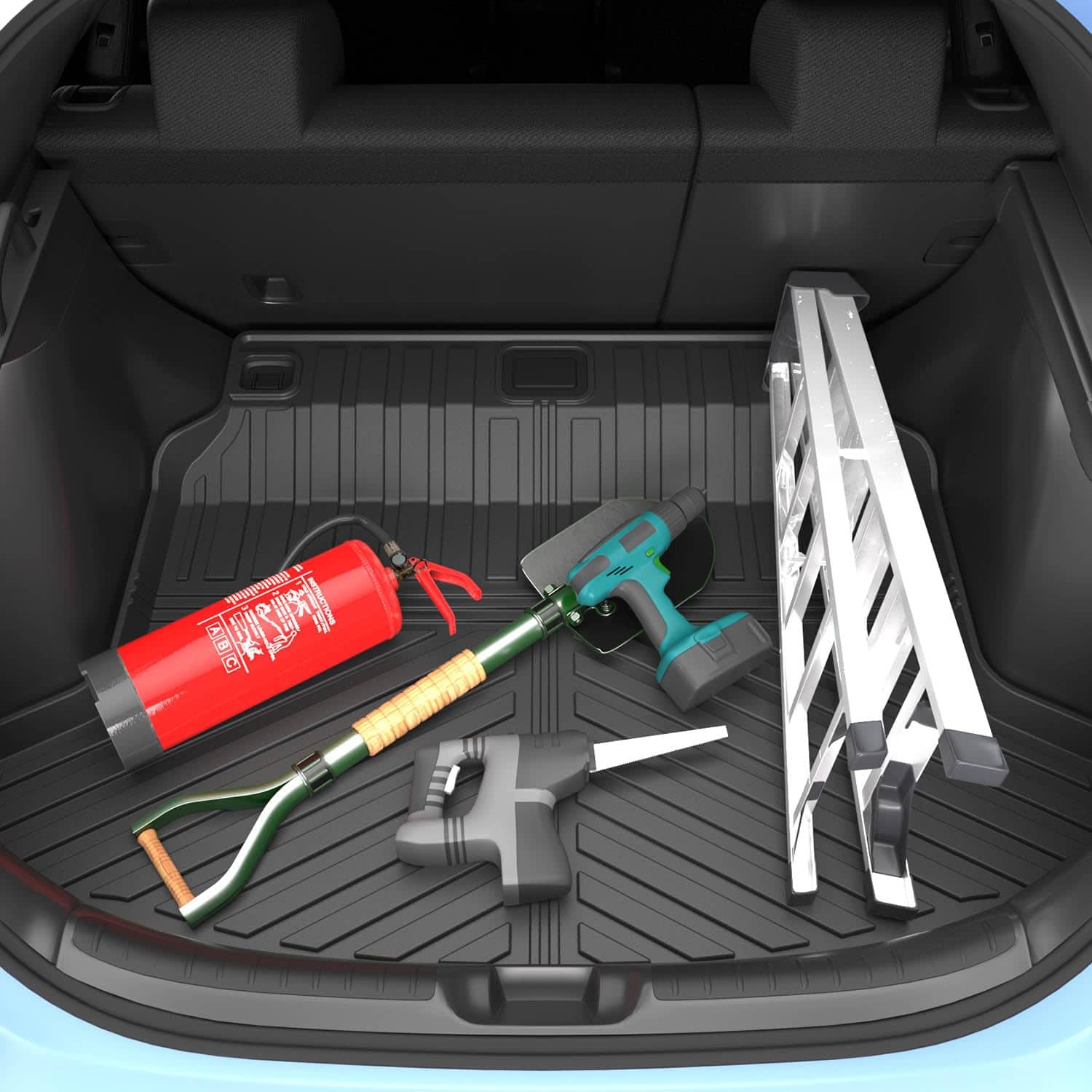 Tapete para piso powoq Compatible con Honda Civic Hatchback - Imagen 8