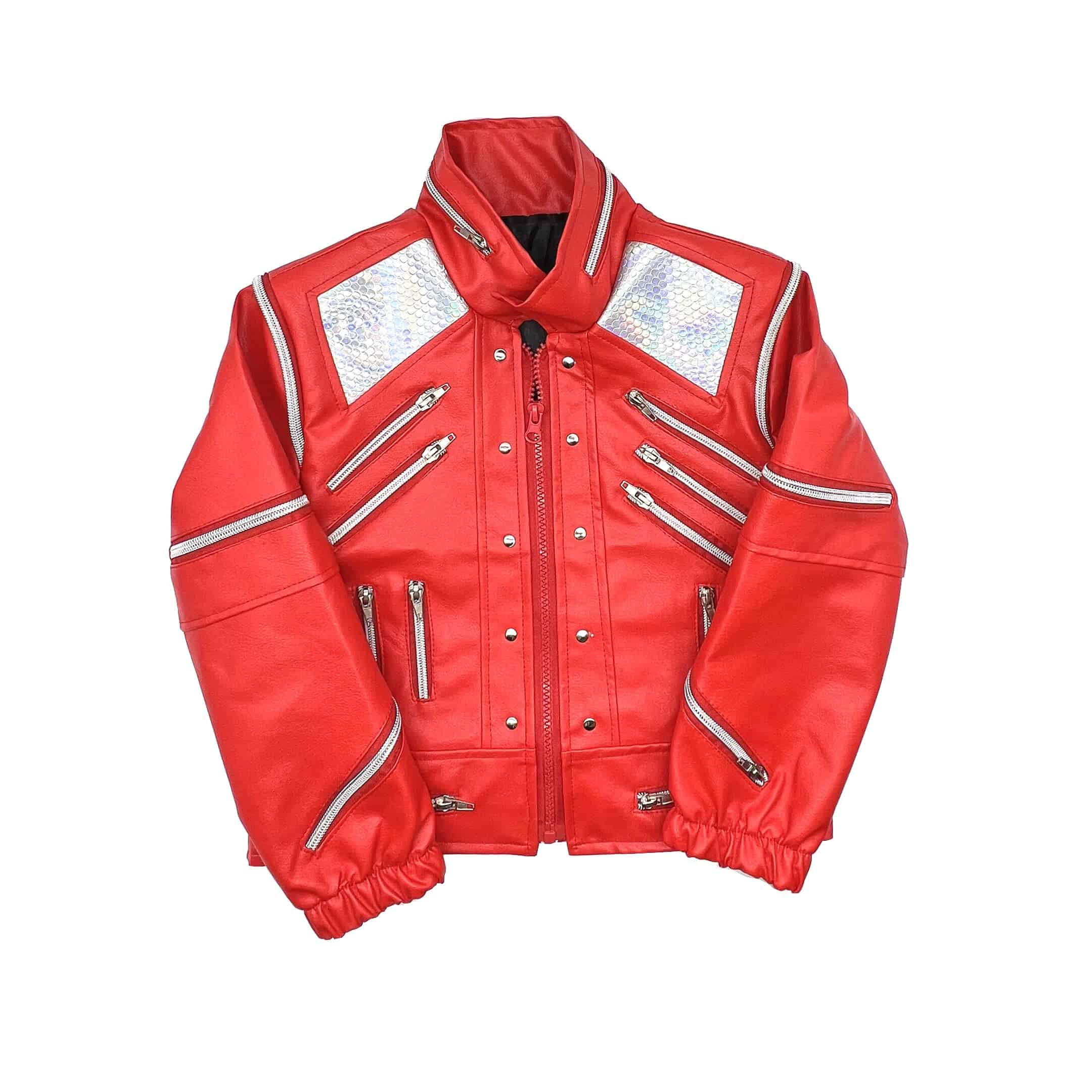 Chaqueta Roja para Niños Inspirada en MJ Jackson 'Beat It'