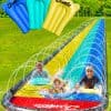 JAMBO 20Ft XL Premium 3 Carril Resbaladilla Splash y Slide