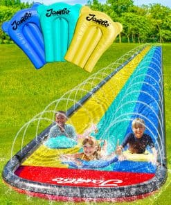JAMBO 20Ft XL Premium 3 Carril Resbaladilla Splash y Slide