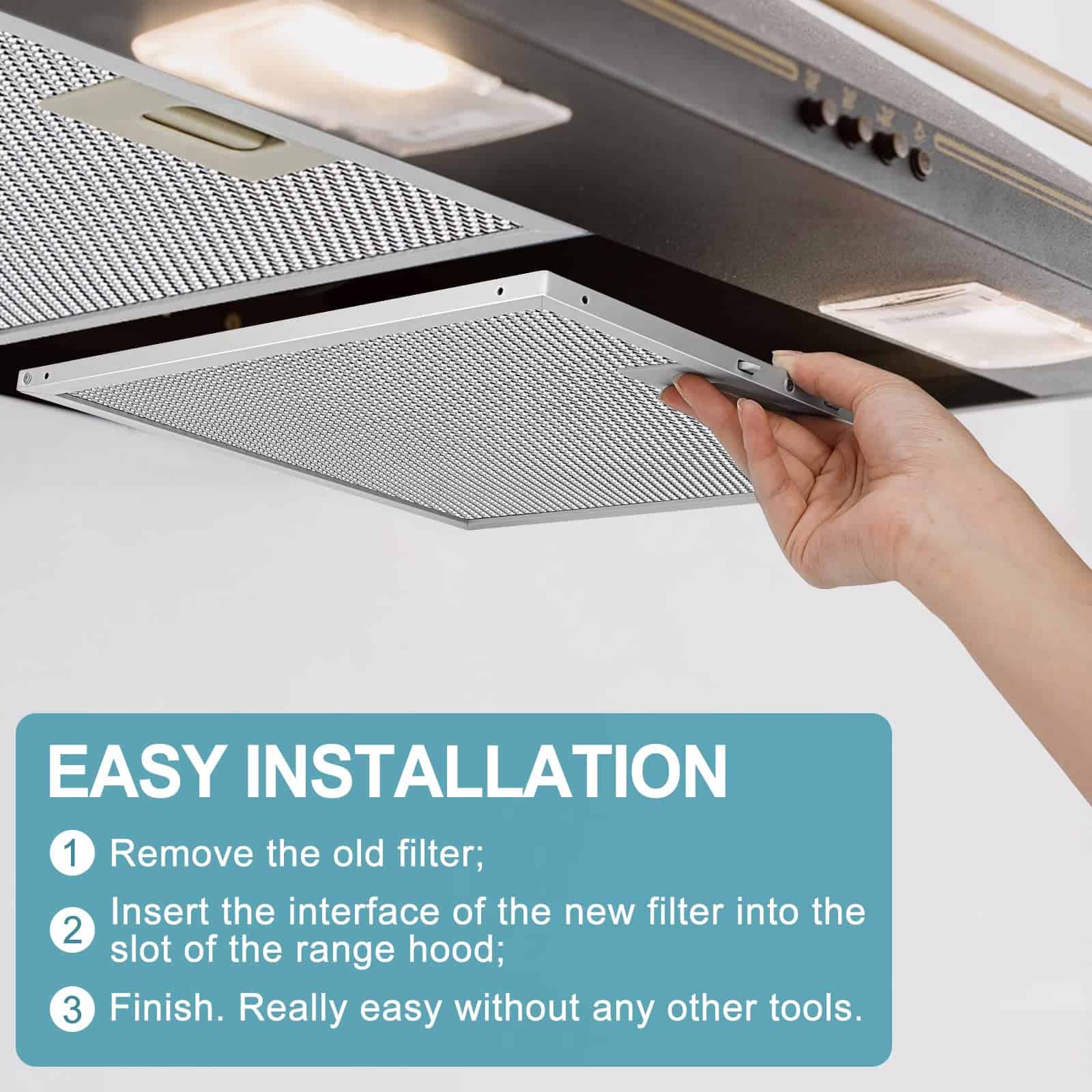 Filtro para Campana Extractora W10169961A 3 Piezas - Imagen 6