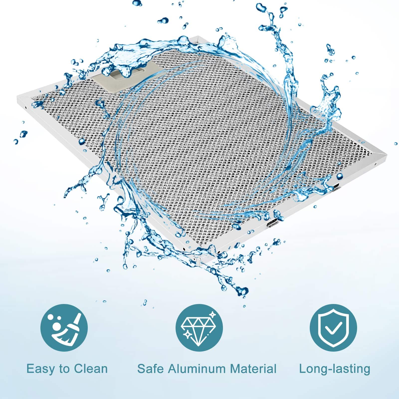 Filtro para Campana Extractora W10169961A 3 Piezas - Imagen 8