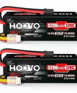 Batería de Lipo HOOVO 4S 14.8V 120C 5200mAh con Estuche