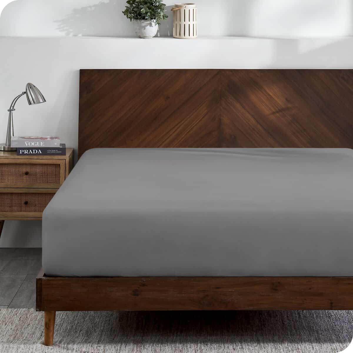 Sábana Ajustable de Jersey de Algodón Orgánico 100% de Bare