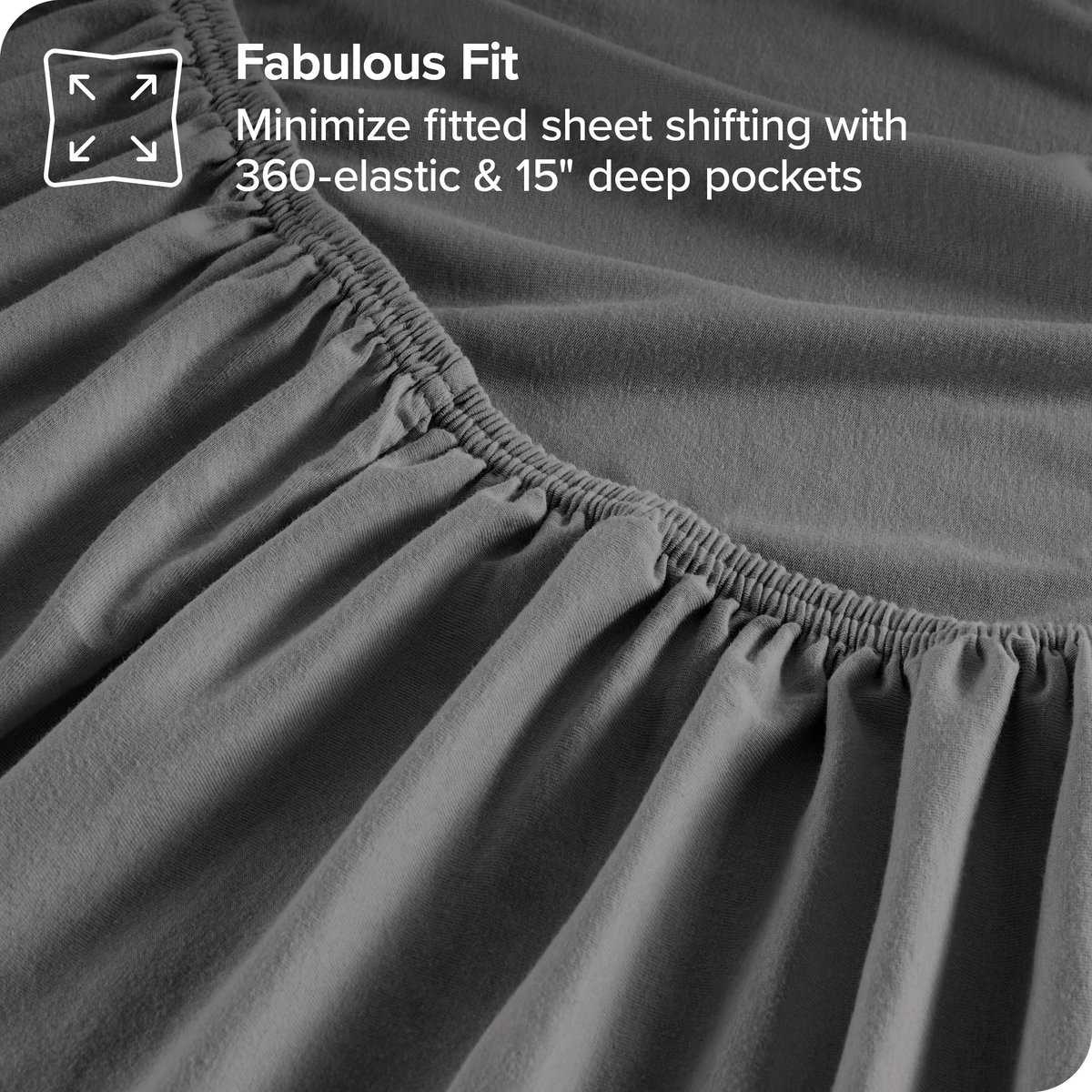 Sábana Ajustable de Jersey de Algodón Orgánico 100% de Bare - Imagen 8