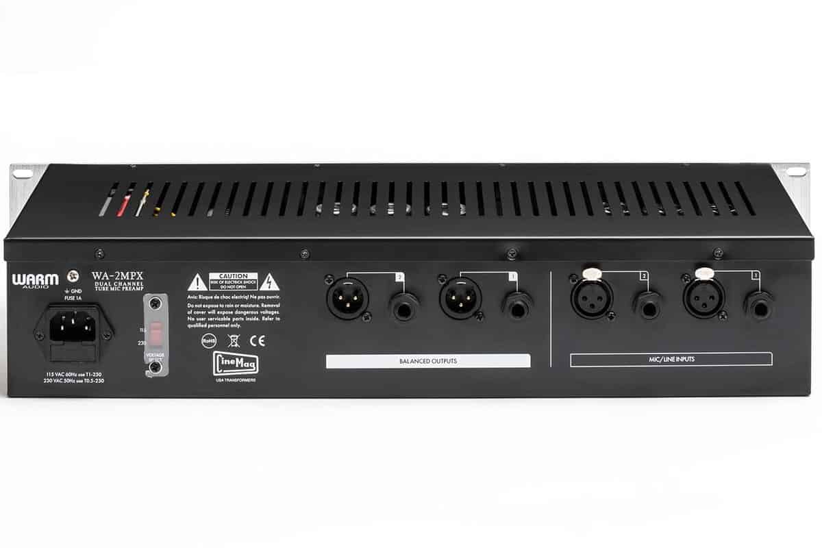 Warm Audio WA-2MPX Dual-Channel Tube Mic Preamp - Imagen 4