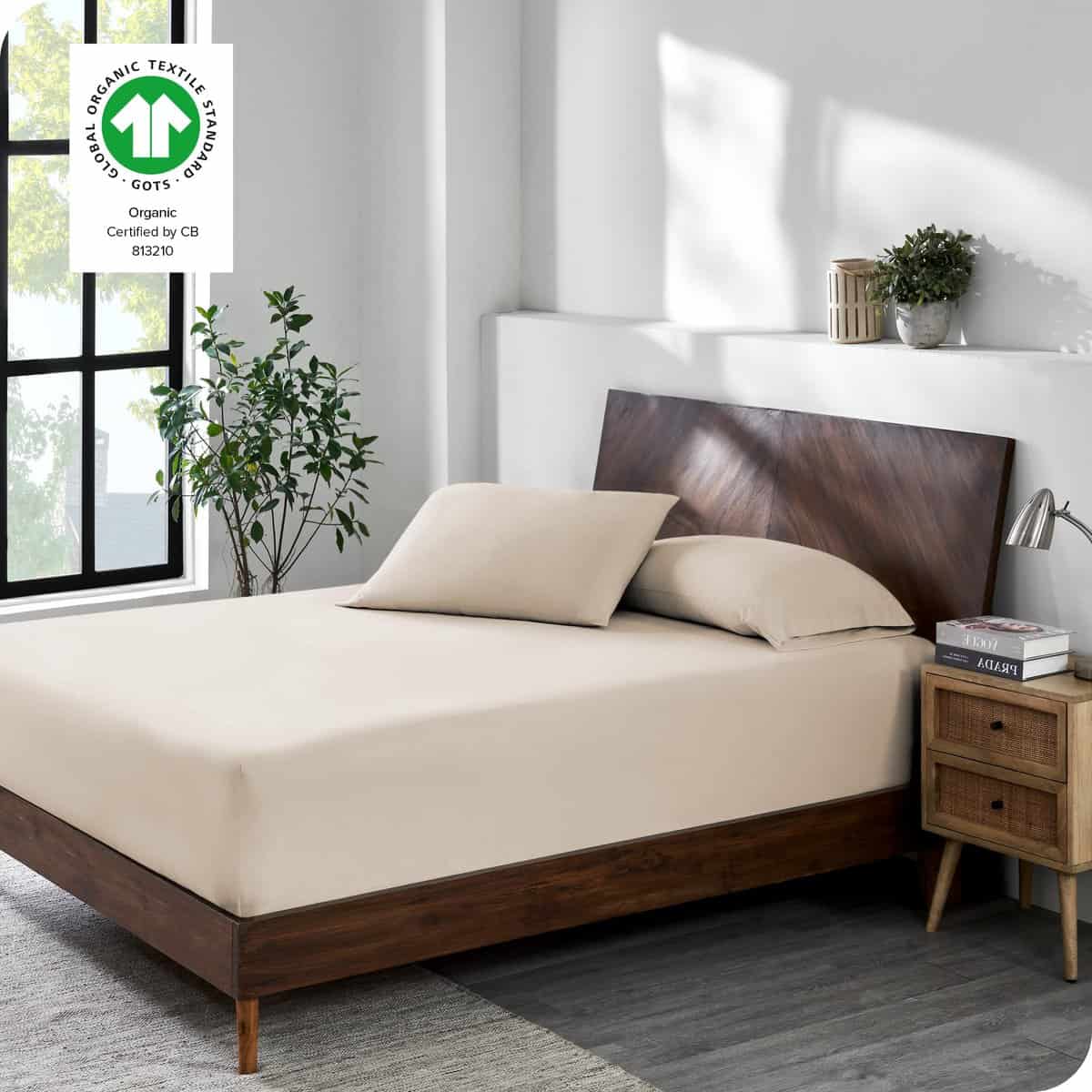 Sábana Ajustable de Jersey de Algodón 100% Orgánico Bare - Imagen 7