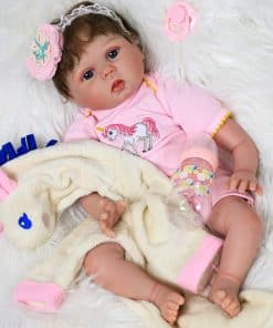 Muñecas Reborn Realistas SCOM - Muñeca de 22 pulgadas Niña