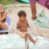 Piscina de Playa para Bebés | Piscina y Manta -Hojas de Mons