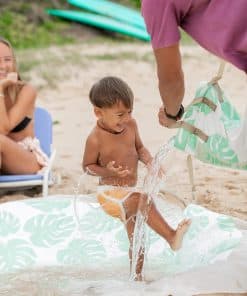 Piscina de Playa para Bebés | Piscina y Manta -Hojas de Mons
