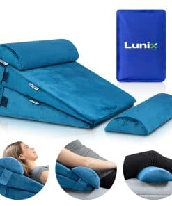 Set de Almohadas Ortopédicas de Cuña de 2 Capas Lunix,