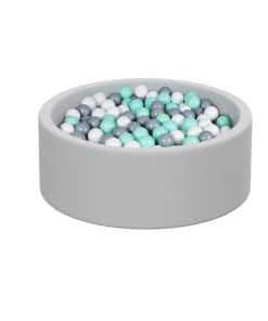 Pelota de Espuma - Piscina de Pelotas Gris para Niños 36x11