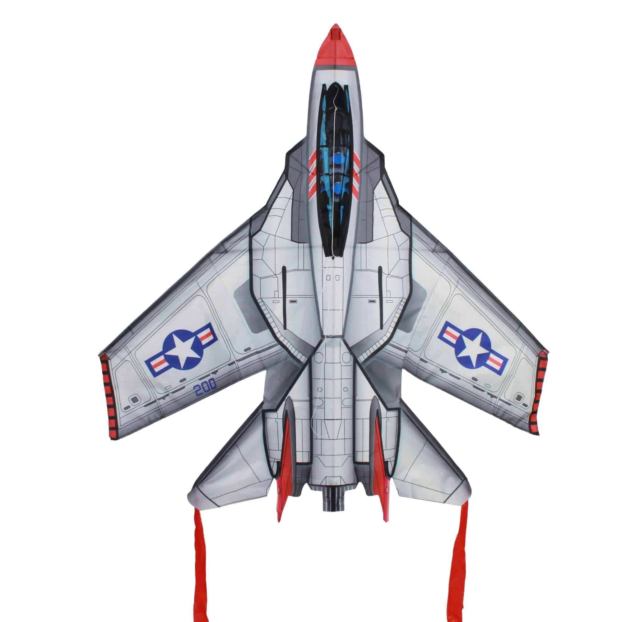 Cometa de Nylon Supersized Fighter Jet WindNSun con Cabina - Imagen 3