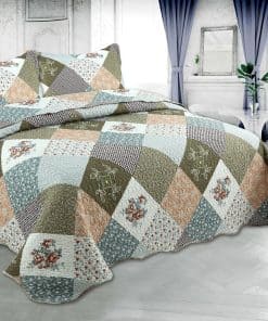 Colcha Edredón de Verano Estampada en Relieve Marina