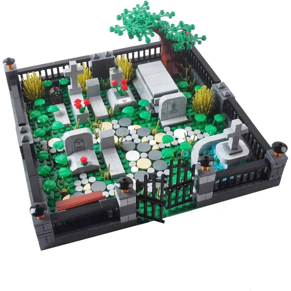 Set de Juguetes de Mini Ladrillos Embrujados de Halloween