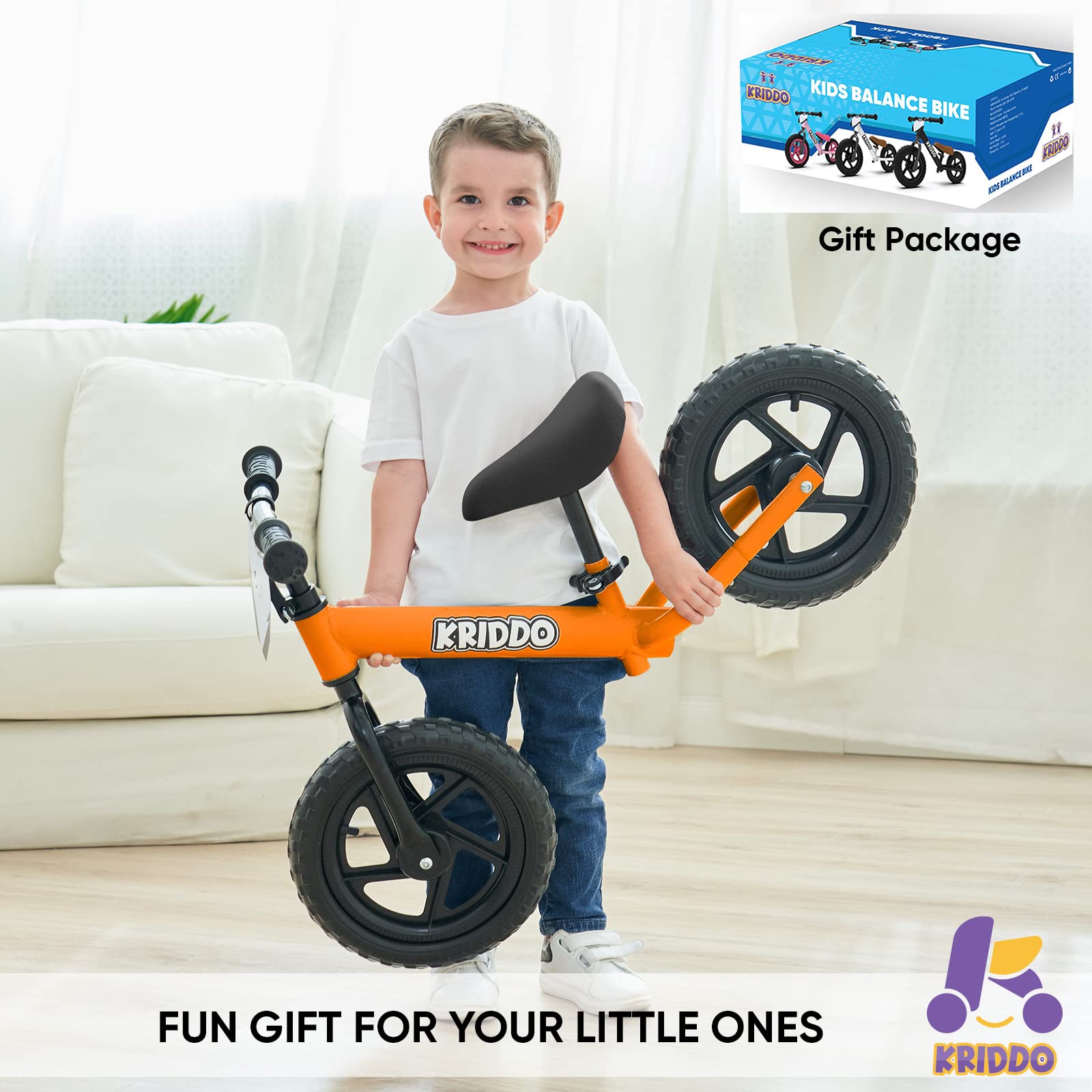 Bicicleta de Equilibrio para Niños KRIDDO, Edad 18 Meses a - Imagen 5