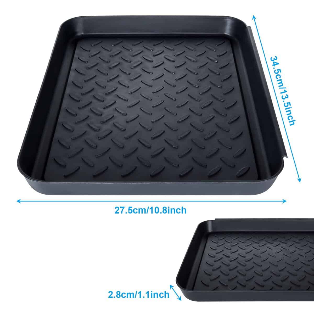 AKOLAFE 6 Pack Bandeja de Plástico para Botas para Entrada - Imagen 3