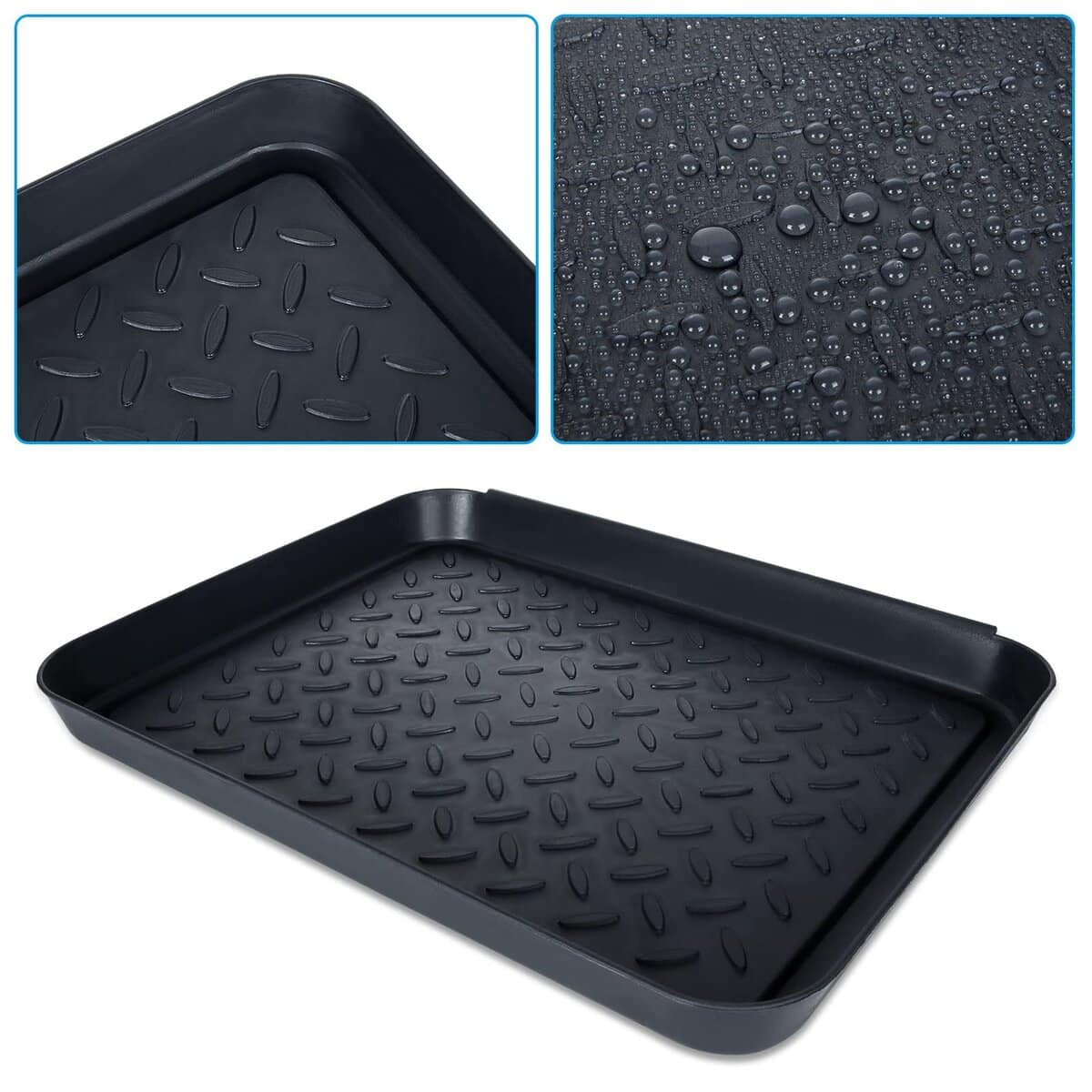 AKOLAFE 6 Pack Bandeja de Plástico para Botas para Entrada - Imagen 8