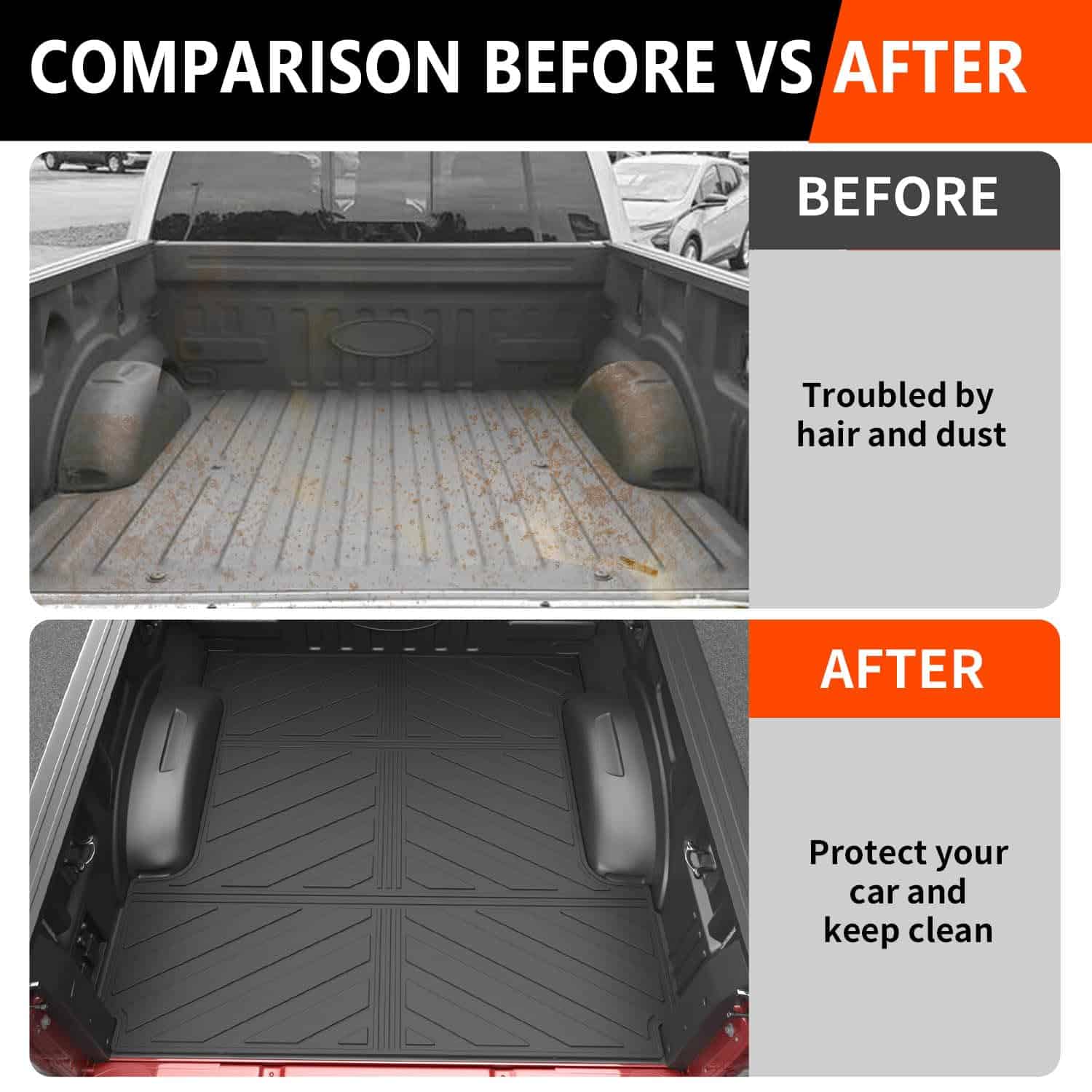 powoq Cubierta de Cama de Camión Compatible con Ford F150 - Imagen 3