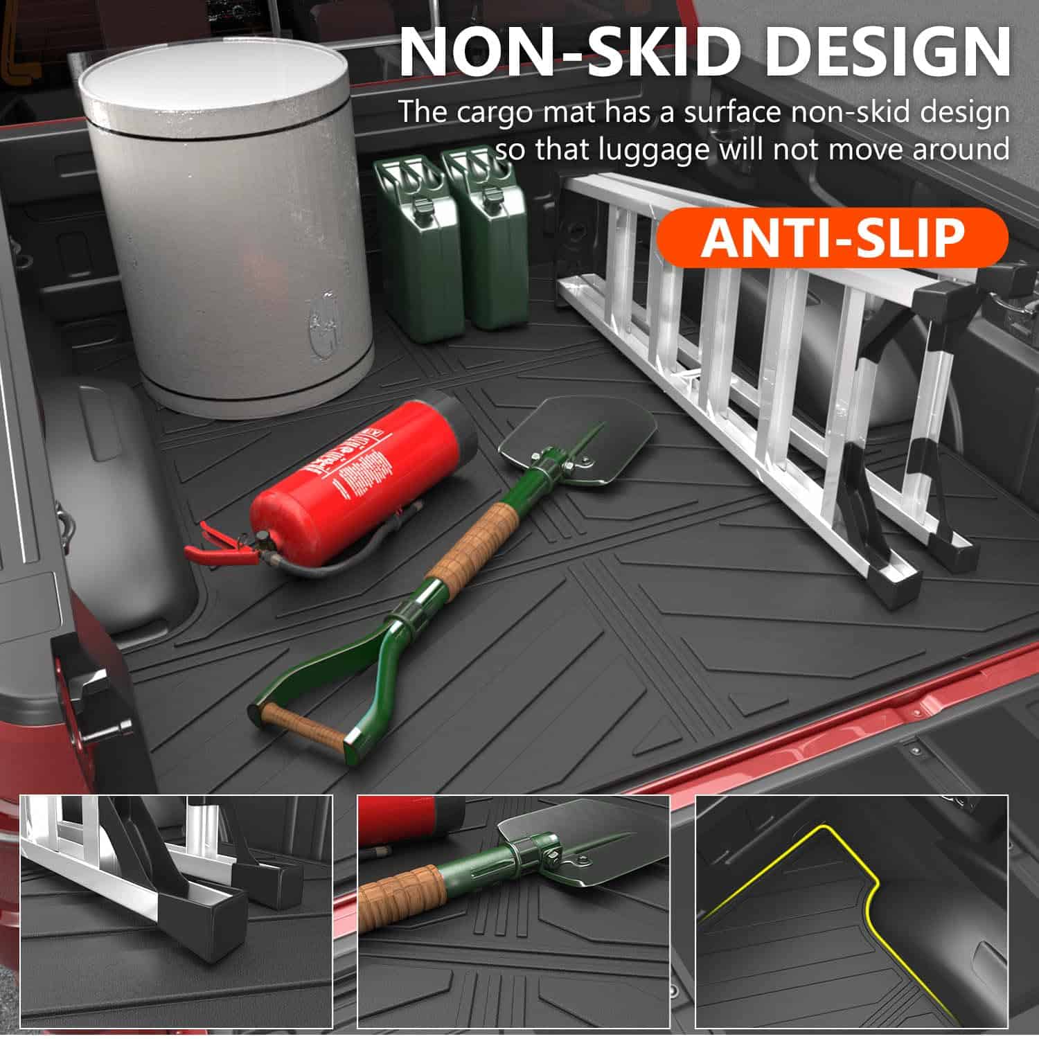 powoq Cubierta de Cama de Camión Compatible con Ford F150 - Imagen 6