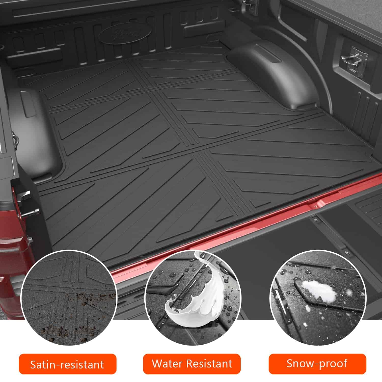 powoq Cubierta de Cama de Camión Compatible con Ford F150 - Imagen 7