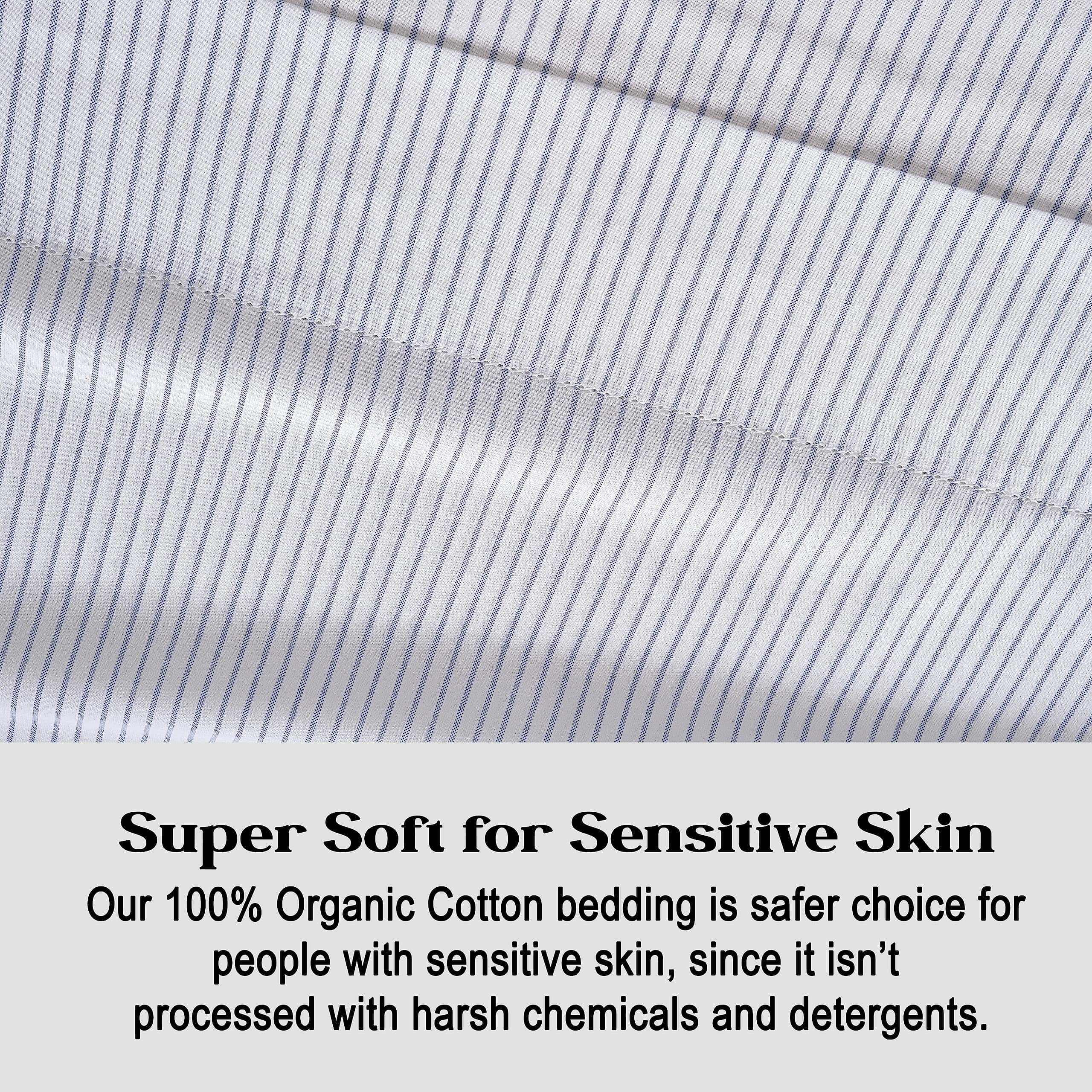 Juego de sábana ajustable LANE LINEN 100% algodón orgánico - Imagen 8