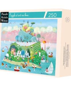 Rompecabezas de madera cortado a mano por Michele Wilson -