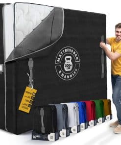 Bolsas para colchón para mudanzas con 8 asas - -Negro