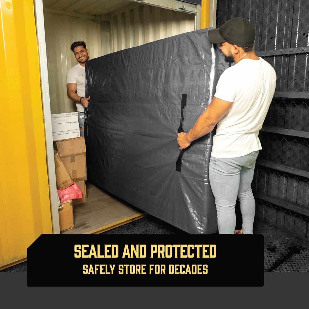 Bolsas de Colchón para Mudanza con 8 Asas Cali King - - Imagen 7