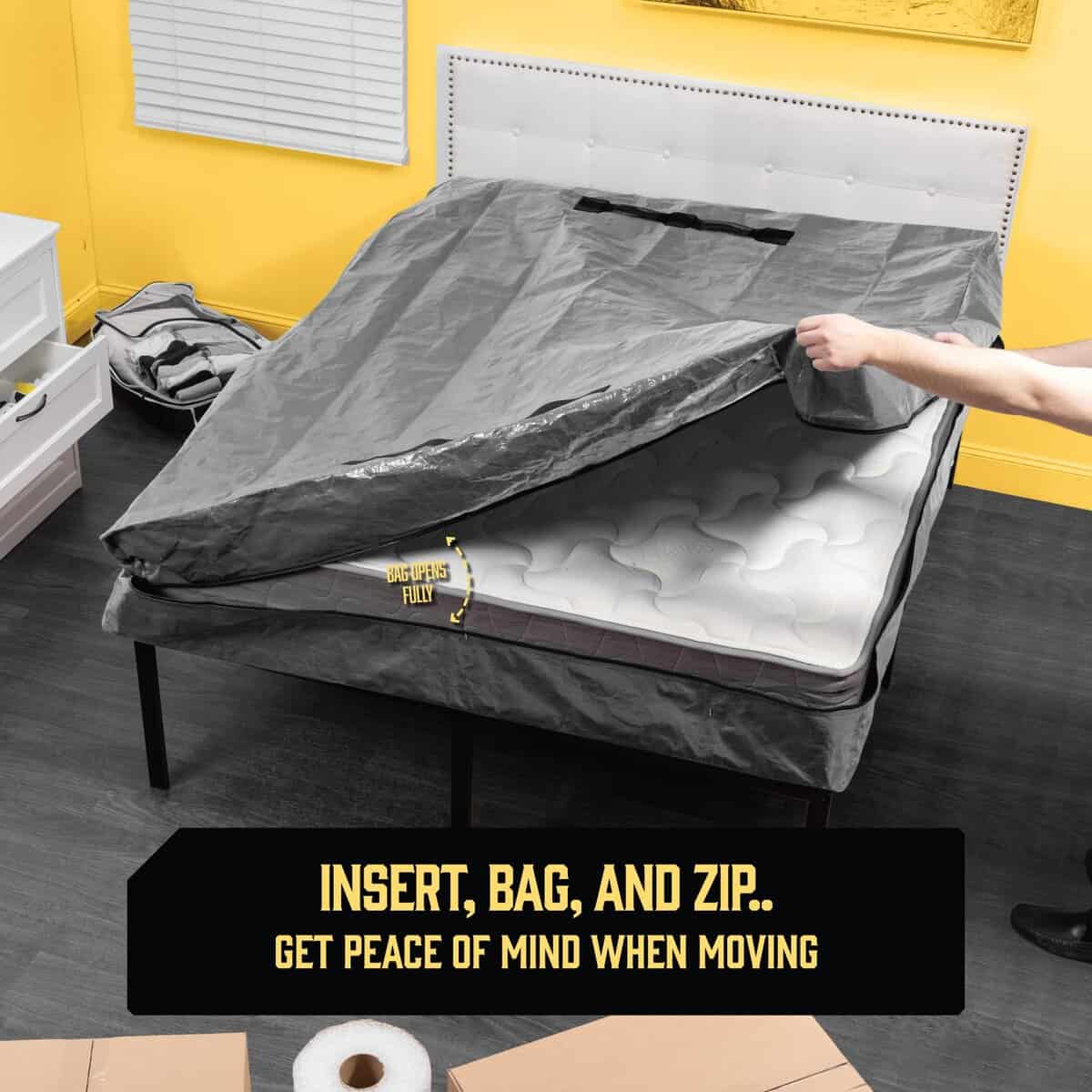 Bolsas de Colchón para Mudanza con 8 Asas Cali King - - Imagen 9