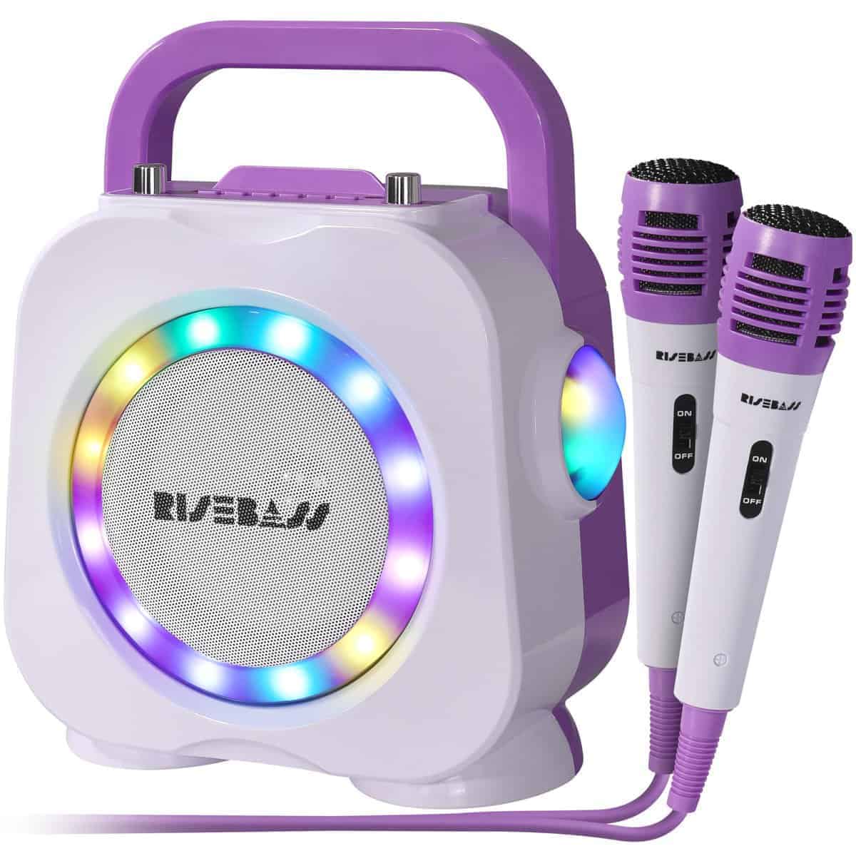 Máquina de Karaoke para Niños - Altavoz Bluetooth con 2