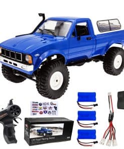 LEOSO WPL C24 Crawler RC Car 1/16 RC Rock -Azul