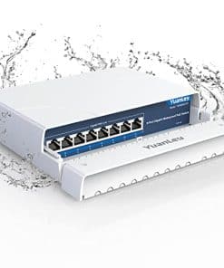 Switch PoE Gigabit de 8 Puertos YuanLey - Impermeable para