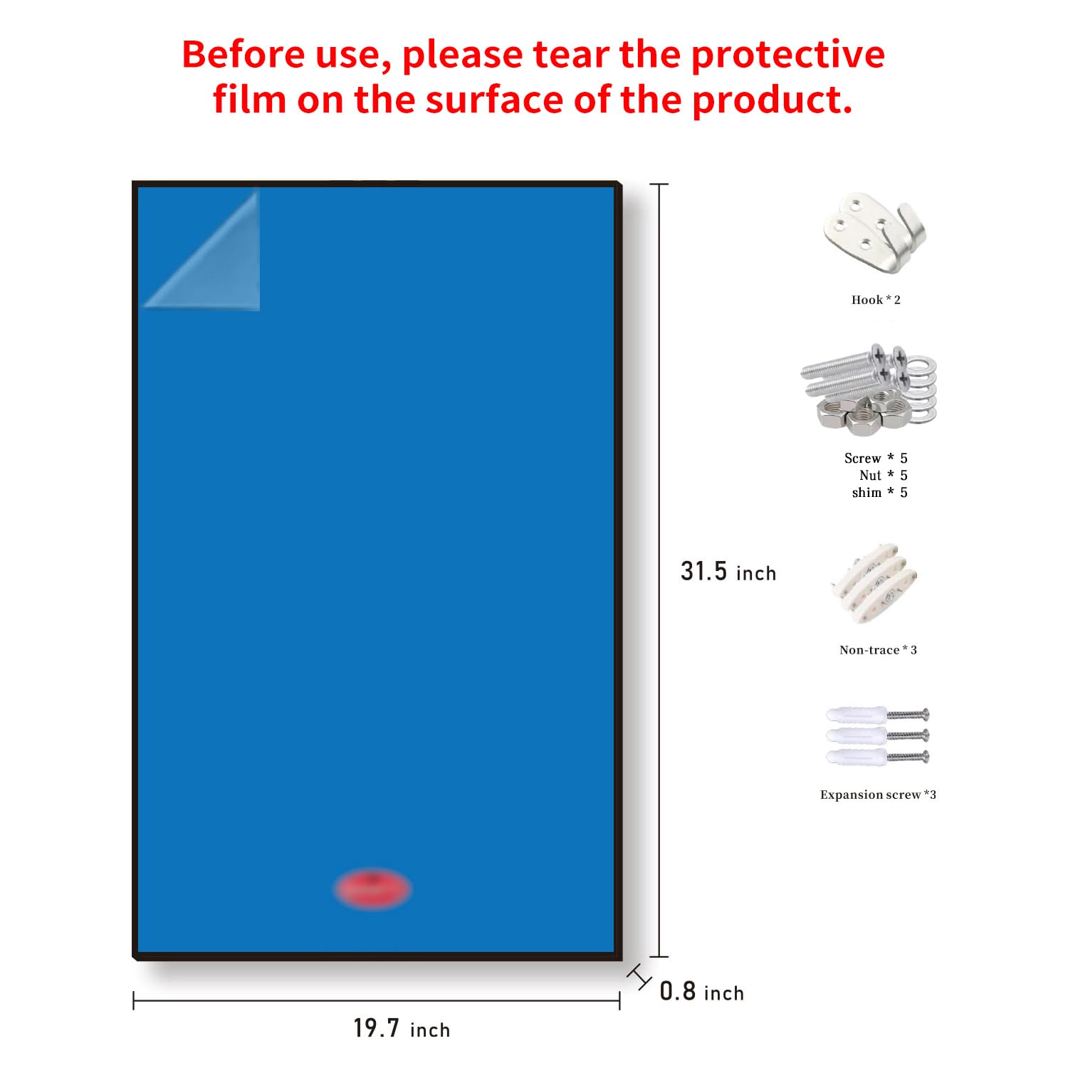 Tablero de exhibición iLuane para Lego -Azul - Imagen 5