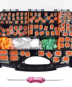 Kit de 685 conectores Deutsch, 2 3 4 6 8 12 pin gris DT con